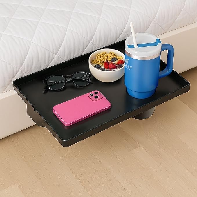 Modern Innovations Large Black Bedside Shelf by ModernInnovations
