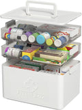 Morcte 3-Tier Medicine Organizer, Portable Medicine Cabinet by Morcte