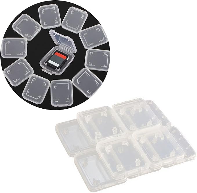 Plastic Memory Card Storage Case Compatible by SteelFever