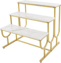 Metal Shoe Handbag Display Stand, 3 Tier Heavy Duty Display Riser Shelf by LifeFirstChoice-Blisiour