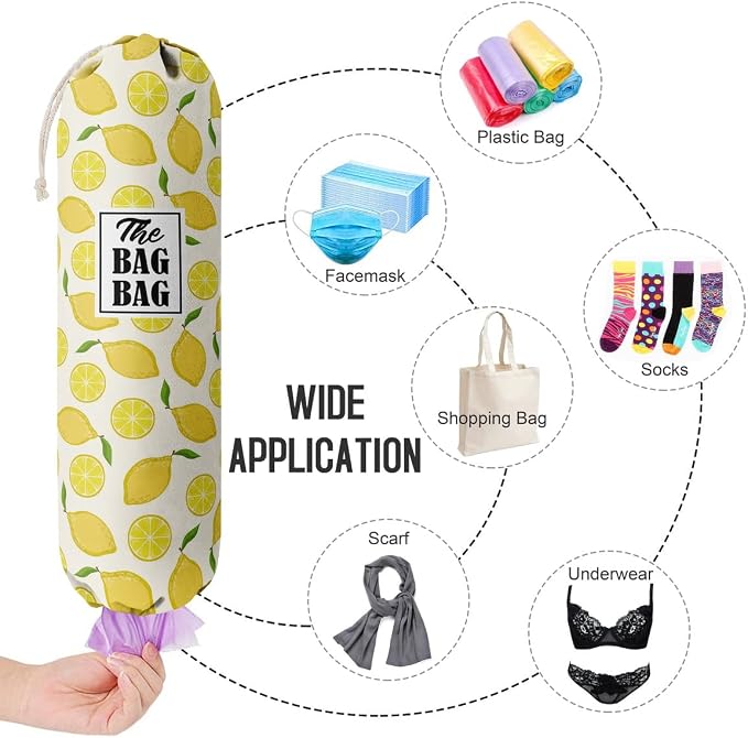 C-1 Lemon Grocery Bags Holder & Organizer - Image 4