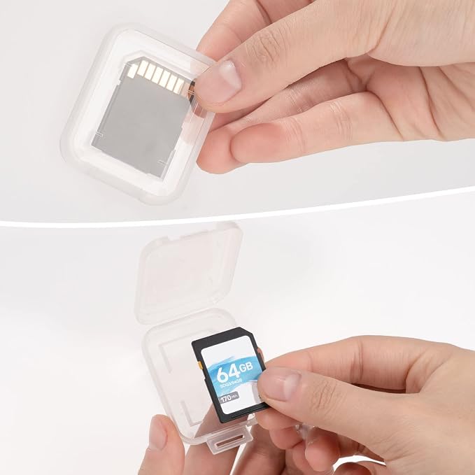 Transparent Standard SD SDHC Memory Card Case Holder Box Storage Boxes - Image 6