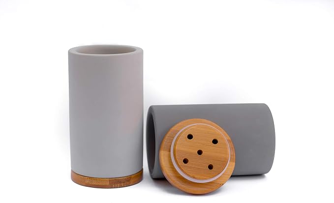 Matani Bamboo Toothbrush Holder Diatomite Tooth Brush Organizer - Image 8