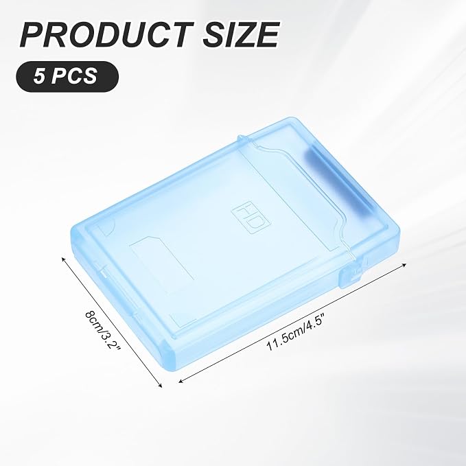 PATIKIL 4.5" x 3.2" Hard Drive Disk Case - Image 2