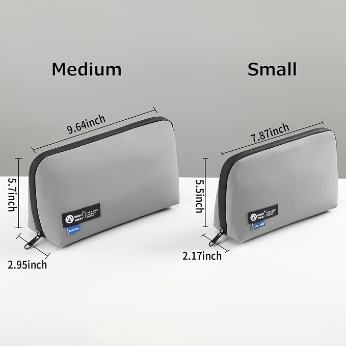 RIGHT AWAY Travel Tech Pouch，Waterproof Cord Case，Electronics Organizer Travel - Image 5