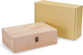 makerflo XL Natural Pine Wood Memory Box by makerflo