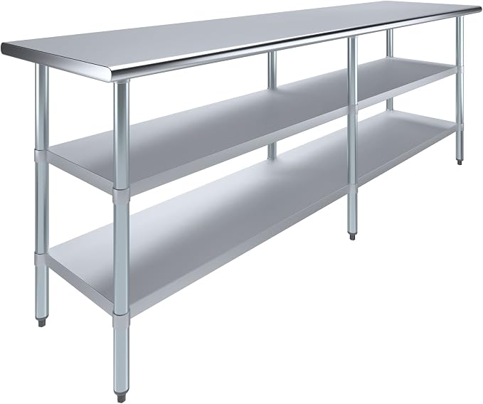 AmGood Stainless Steel Work Table by AmGood