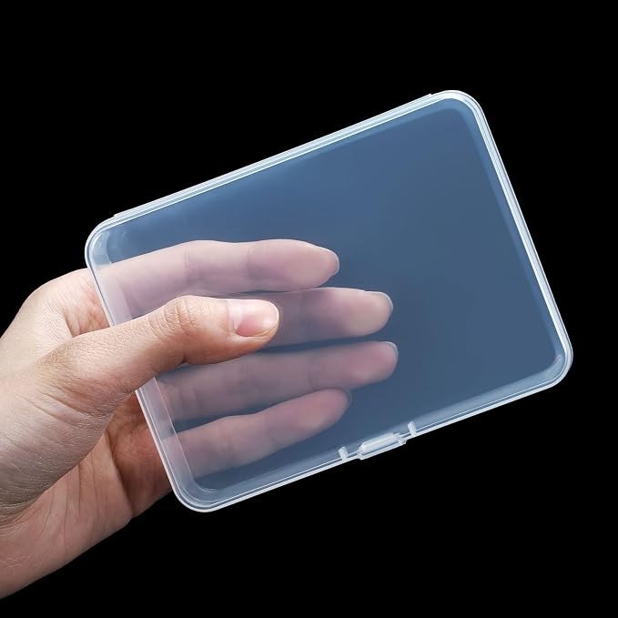 SATINIOR 48 Packs Clear Small Plastic Containers Transparent Storage Box - Image 3