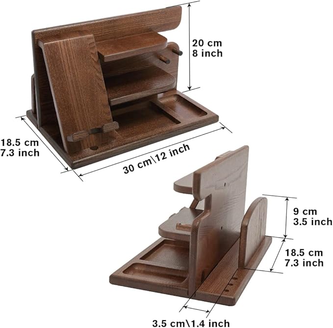 Gifts for Men Christmas, Wood Phone Docking Station, Mens Gifts for Birthday or - Image 4