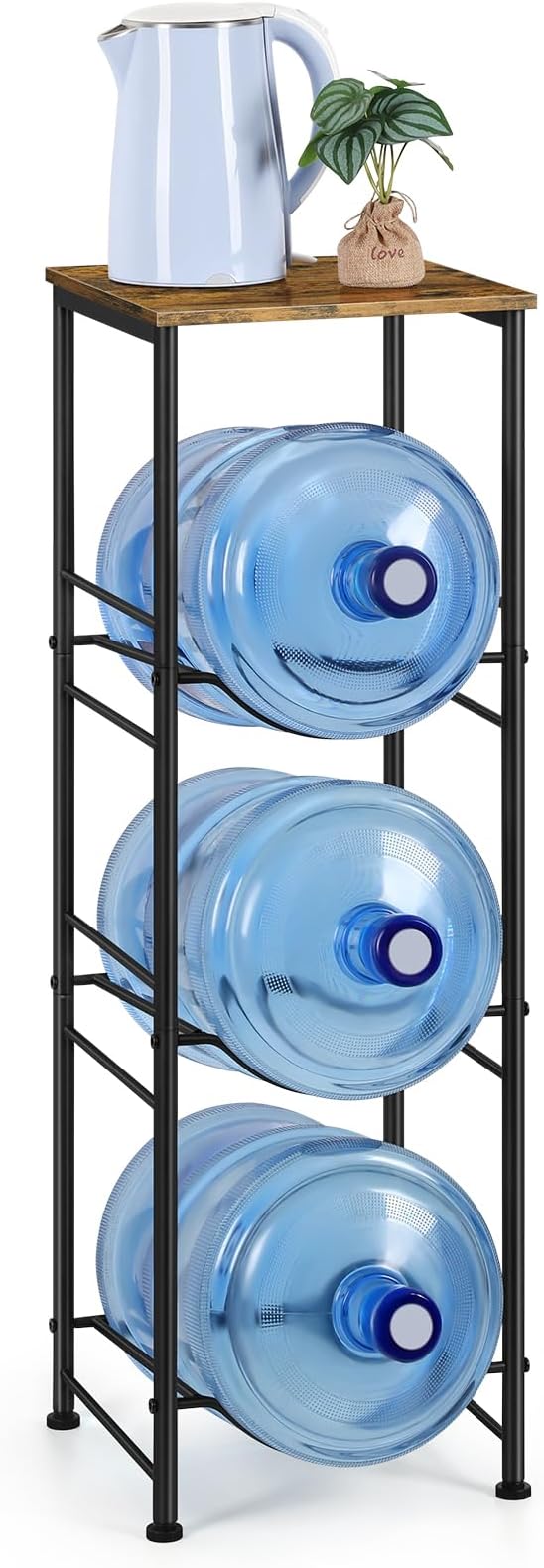 5 Gallon Water Bottle Jug Holder 3-Tier Water Bottle Holder Organizer by OYEAL