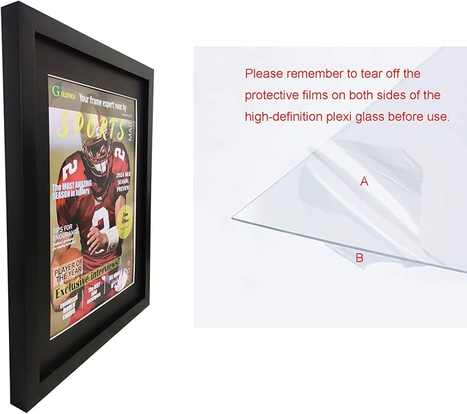 Goldfinch 2 Packs Sports Magazine Frame Displays Magazines Measuring 8.5 x - Image 5