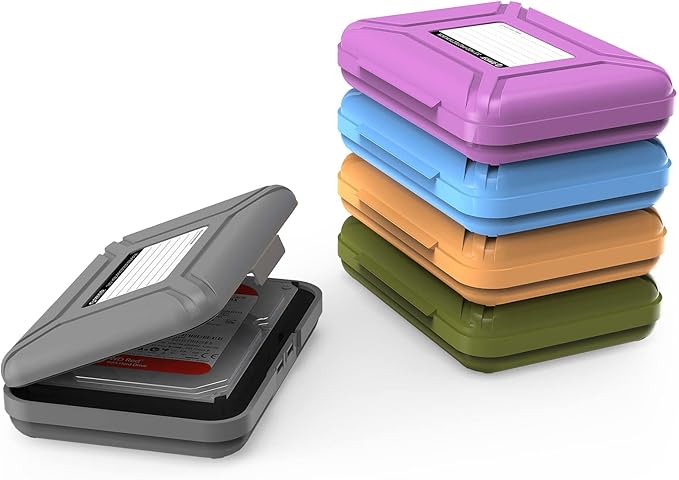 ORICO External Hard Drive Case for 3.5 Inch HDD/SSD 5 Packs Portable Hard Drive by ORICO