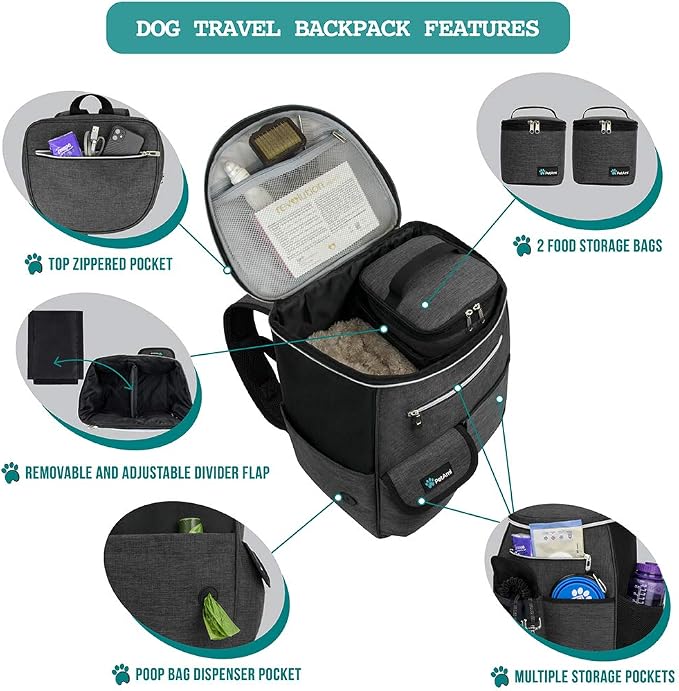 PetAmi Dog Travel Bag Backpack, Airline Approved Dog Bags - Image 3