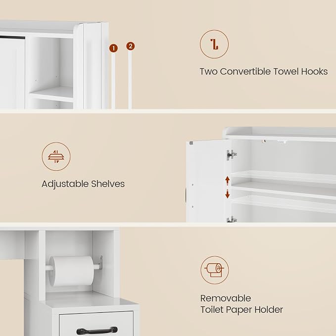 Over The Toilet Storage Cabinet - Image 7