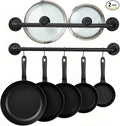 Pan Pot Lid Organizer Set of 2 Wall Mounted Industrial Pipe Kitchen Hanger Rack by Unknown