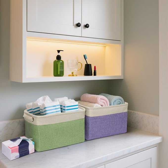BALEINE 3 Pack Fabric Storage Bins - Image 5