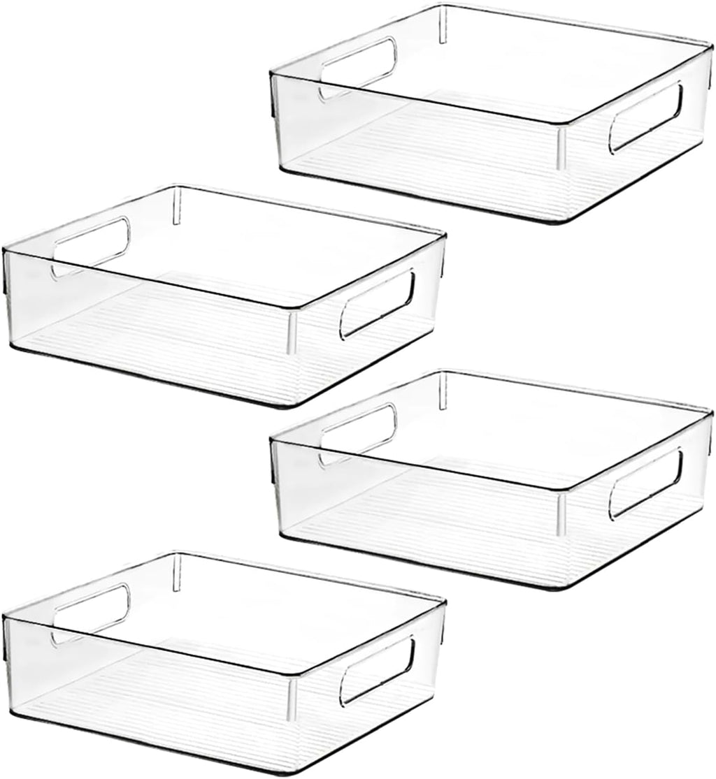 Clear Plastic Storage Bins, Pantry Organizers and Storage, Kitchen