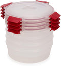 Joseph Joseph Nest Lock 8-piece Plastic BPA Free Round Food Storage Container by JosephJoseph