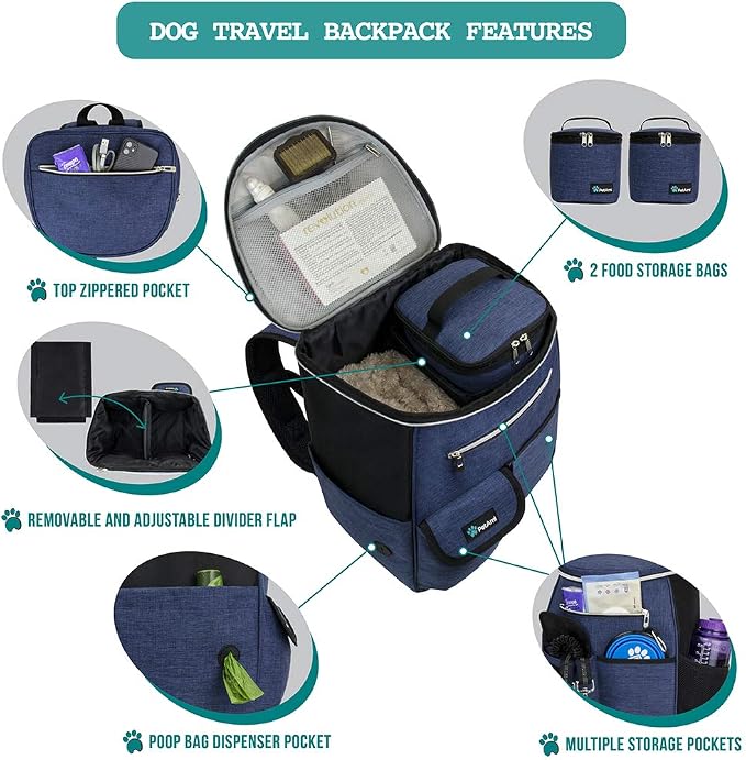PetAmi Dog Travel Bag Backpack, Airline Approved Dog Bags - Image 3