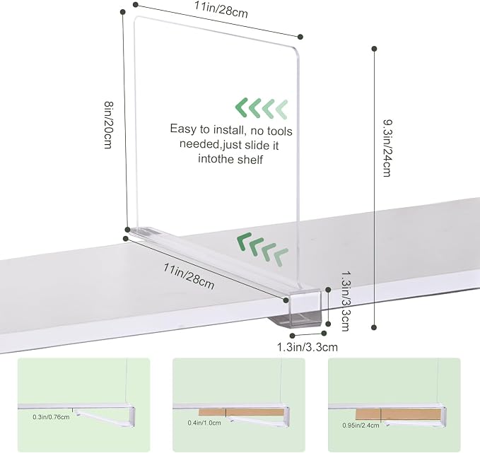 Shelf Dividers for Closet Organization - Image 3