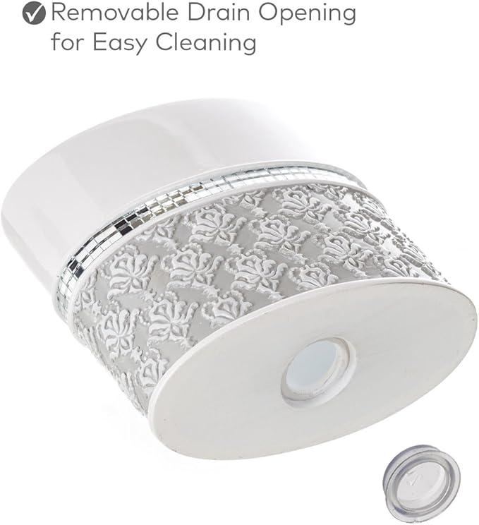 Creative Scents Mirror Damask Toothbrush Holder - Image 5