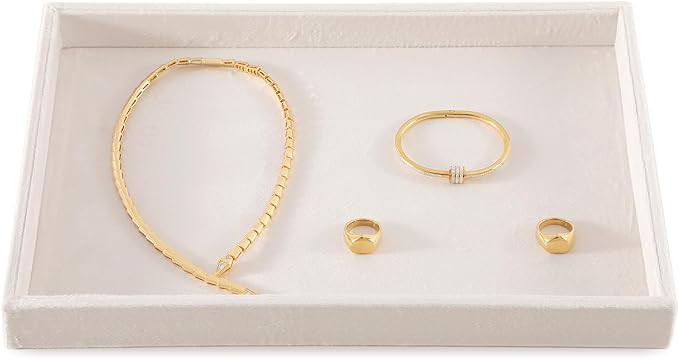 Jewelry Organizers And Storage, Velvet Jewelry Trays, Premium Flat Watch Tray by Yinbeini