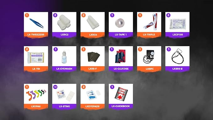 Lightning X Personalized First Responder EMT EMS Trauma Bag w/Stocked First Aid - Image 9