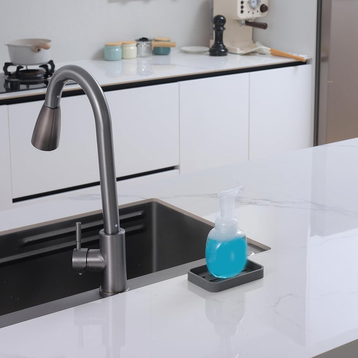 MicoYang Silicone Kitchen Sink Organizer Tray for Multiple Usage,Easy
