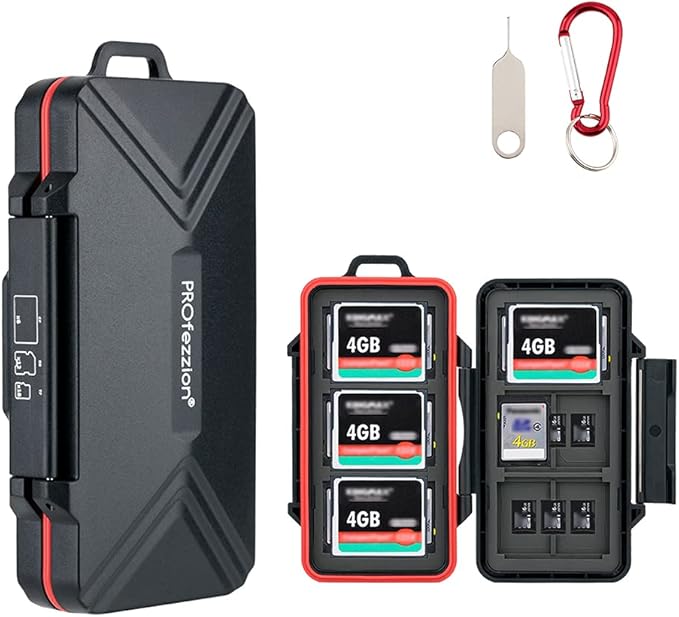 PROfezzion 36 Slots Memory Card Case, SD Card Holder by PROfezzion