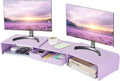 Dual Monitor Stand Riser with Drawer, Desk Organizer and Accessories, Metal by RefinedOfficeEasyManagemen