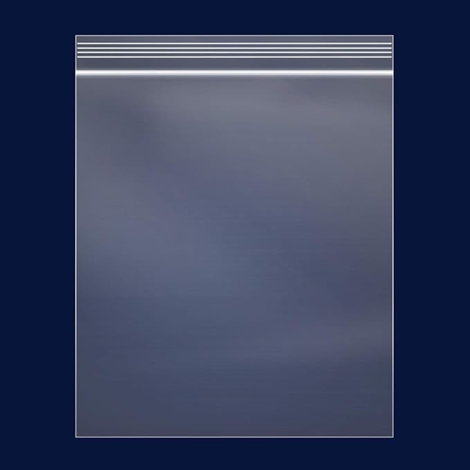 iMailer - 500 Count - 8" x 10" Zip Bags - Clear Reclosable Zip Plastic Poly by iMailer