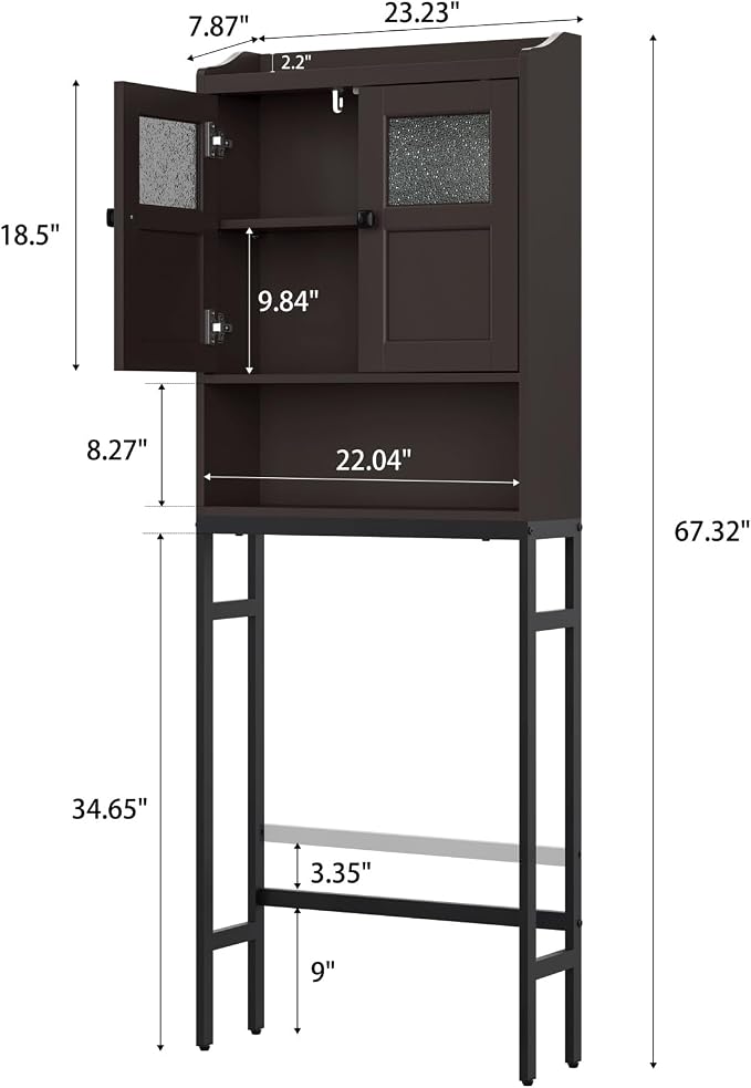 Over The Toilet Cabinet for Bathroom Storage, Over Toilet Storage Cabinet - Image 2