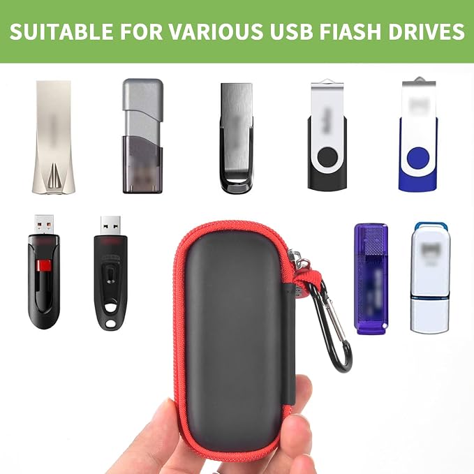 USB Flash Drive Case, SD Card Holder Compatible - Image 2