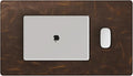 YSAGi Leather Desk Mat, 23.6"x13.8"Real Leather Desk Pad, 3mm Thick Desk Blotter by YSAGi