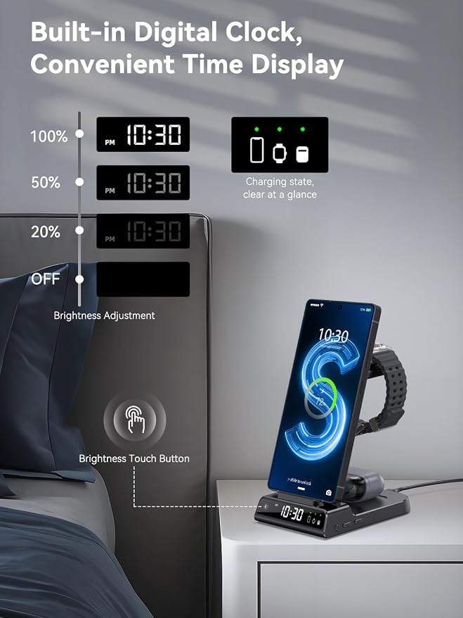 Wireless Charger for Samsung Charging Station - Image 5