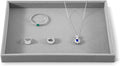 Jewlery Tray, Velvet Jewelry Display, Premium Flat Catch All Trays, Luxury Mens by Yinbeini