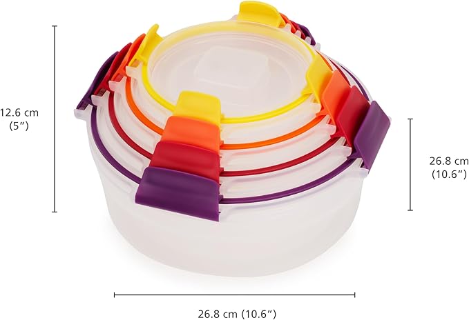 Joseph Joseph Nest Lock 16-piece Plastic BPA Free Food Storage Container Set - Image 5