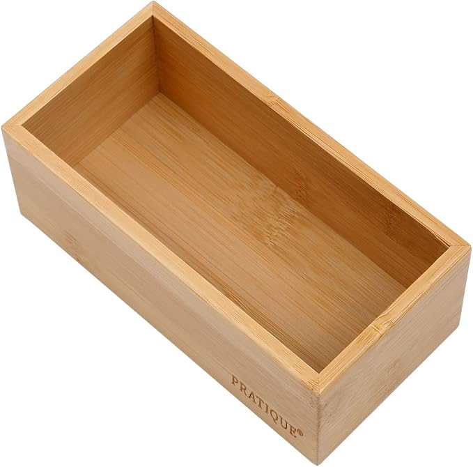 Bamboo Drawer Organizer by PRATIQUE