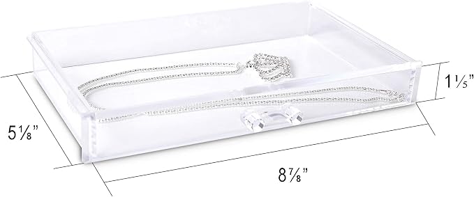 Frebeauty Extra Large Acrylic Jewelry Box - Image 6