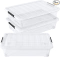 40 L Under Bed Plastic Storage Bins by Parlynies