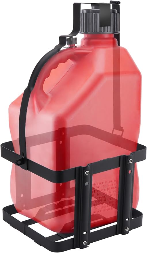 SPARKWHIZ Fuel Jug Container Holder Mount, Gas Can 5 Gallon Holder Rack - Image 3