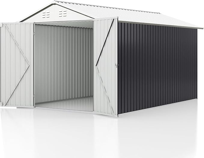 10x14 FT Outdoor Storage Shed, Garden Shed - Image 9