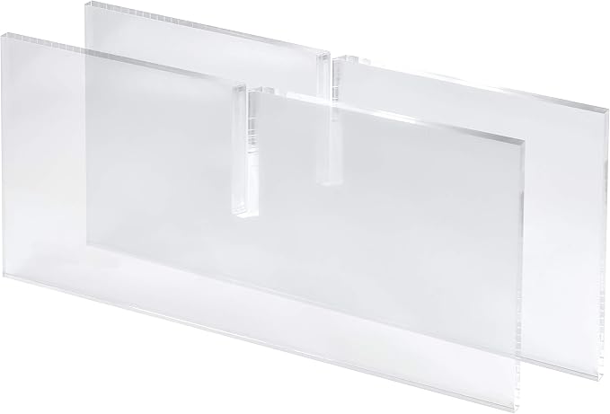 Red Co. Transparent Clear Acrylic Book Holder 2 Piece Reading Stand - Image 3