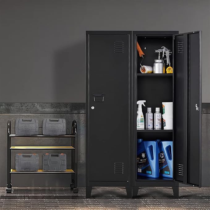Metal Cabinet, Vertical Steel Storage Cabinet - Image 4