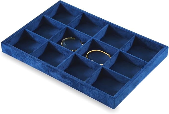Jewelry Organizer Tray, Velvet Bracelet Display, Premium Jewelry Tray, Luxury by Yinbeini