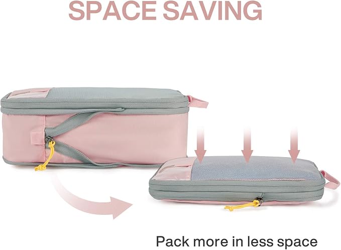BAGSMART 6 Set /4 Set/2 Set Compression Packing Cubes - Image 4