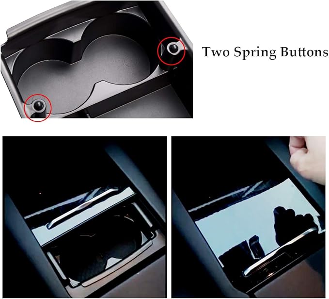 Jaronx Compatible with Tesla Model X/S Center Console Organizer, Armrest - Image 5