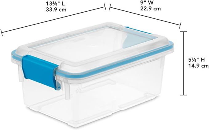 Sterilite 24-Pack Gasket Box, Weather-Resistant Storage Bins - Image 2