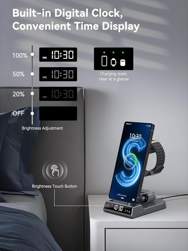 Wireless Charger for Samsung Charging Station - Image 5