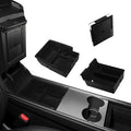 Motrobe 3PCS Tesla Model Y Model 3 Center Console Organizer Tray Armrest Hidden by Motrobe